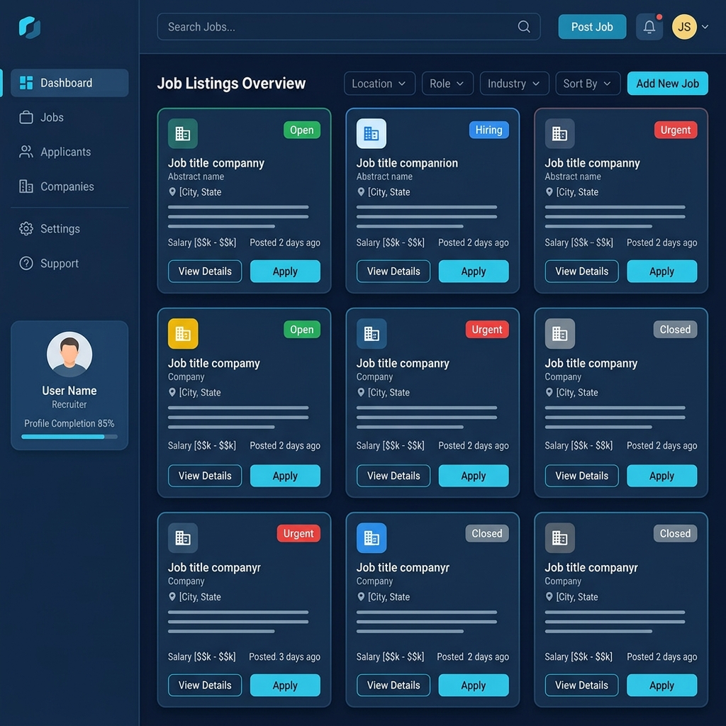 Plataforma de empleos y oficios