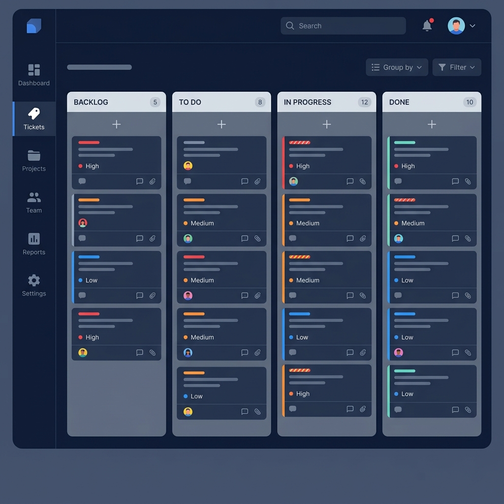 Sistema de ticketería para Grupo NEST